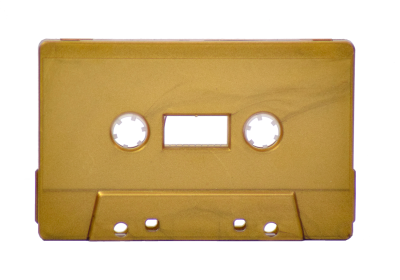 Antique Gold Cassette Shell Tab Out